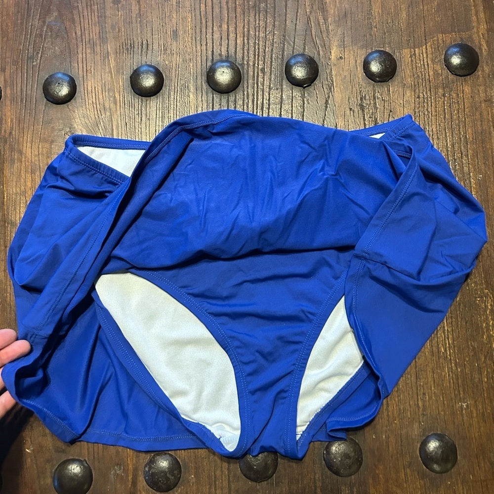 24th & Ocean Royal Blue Women's Bikini Skirt - Picture 3 of 3